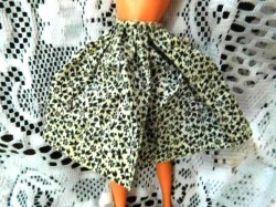 black white pak gather skirt main